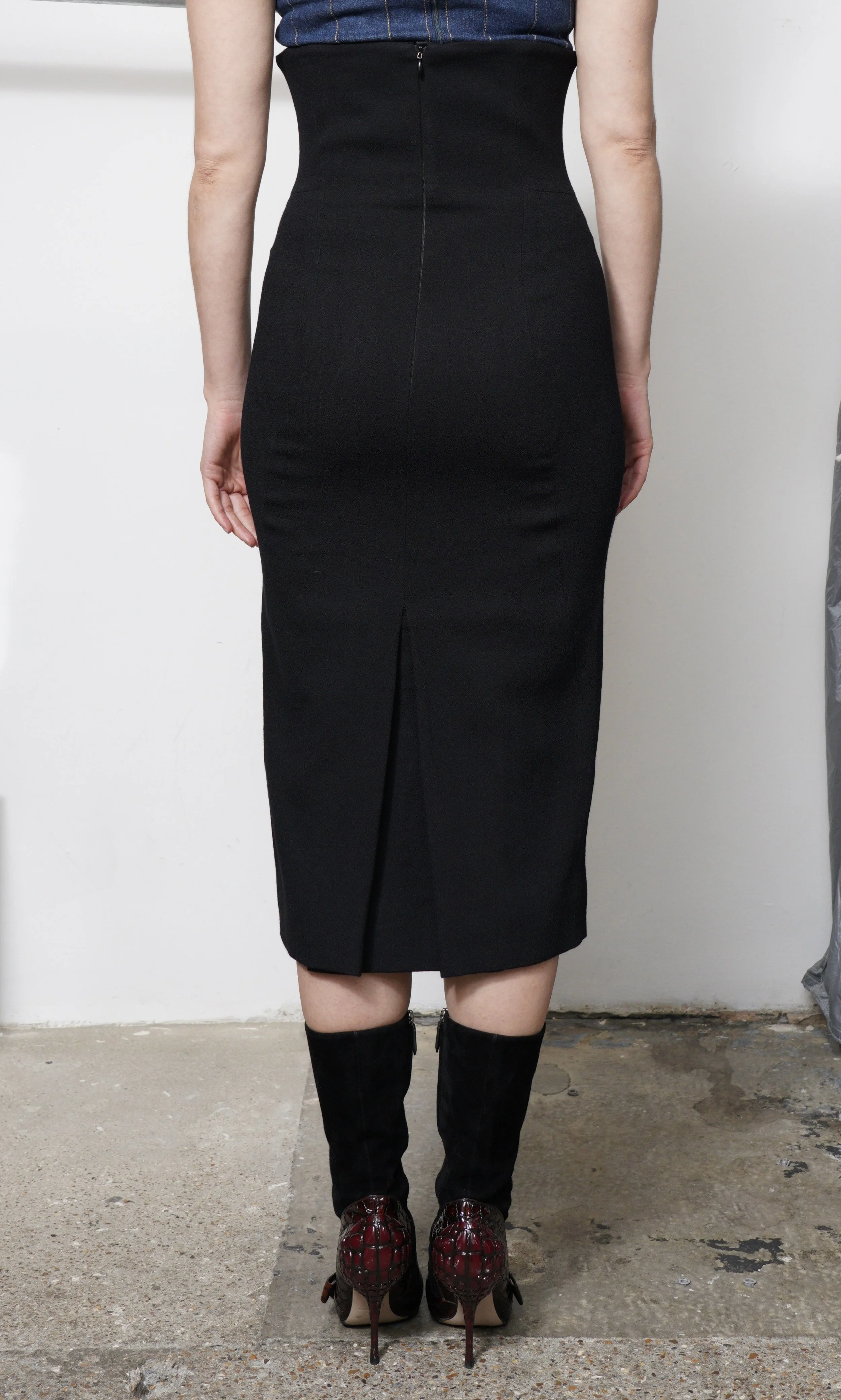 John Galliano Corset Pencil Skirt — HAUT